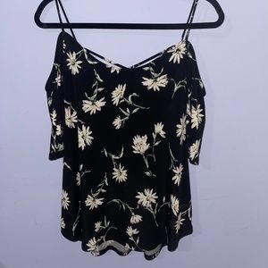 Kaileigh Valette Black detail knit top